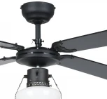 Потолочная люстра на штанге с вентилятором Eglo Fortaleza 35122 (220V, выключатель, вертолет)