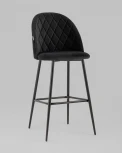 Стул барный Stool Group Марсель велюр черный УТ000025275