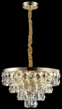 Подвесная люстра Wertmark Cassia WE102.12.303 (220V, хрусталь, на цепи)