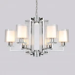 Подвесная люстра iLamp King RM6201-6 CR+CL (220V, на цепи)