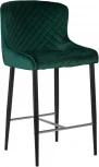 Стул полубарный DOBRIN CHRISTIAN'65 (черные ножки, зеленый велюр (V108-64))