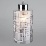 Подвесной светильник Eurosvet 50002 50002/1 хром (220V, на проводе, круглые)