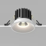 Встраиваемый светильник Maytoni Round DL058-12W4K-W (LED, 220V, круглые)