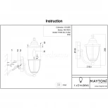 Бра Maytoni Zeil H356-WL-01-BZ