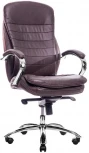 Компьютерное кресло для руководителя Valencia M экокожа коричневый