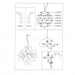Подвесная люстра Lightstar Turbio 754266 (220V, на тросе)