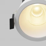 Встраиваемый светильник Maytoni Dip DL117-15W-2.7K-W (LED, 220V, круглые)