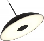 Подвесной светильник ST Luce Lid SL6128.403.01 Черный/Черный LED 1*24W 3000K LID (220V, на проводе, круглые)