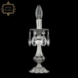 Интерьерная настольная лампа Art Classic 31.21 32.2100L.1-26.Ni (220V, подвески, подсвечник, свеча)