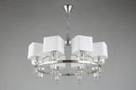 Подвесная люстра Elza APL.838.03.08 (220V, хрусталь, на цепи, куб)