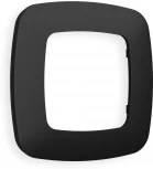 Рамка Ambrella Volt OMEGA Ecta (Черный матовый) 1-ая OF140701