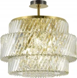 Потолочная люстра на штанге ST Luce Ritz SL6138.313.12 латунь/прозрачный E14 12*40W (220V, круглые)