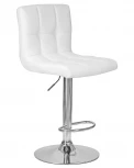 Стул барный DOBRIN CANDY (белый) 5006-LM CANDY, цвет сиденья белый, основания хром