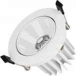 Светильник встраиваемый LED MS-FORECAST-BUILT-TURN-R102-12W Warm3000 (WH-WH, 32 deg, 230V) (Arlight, IP20 Металл, 5 лет) 037188