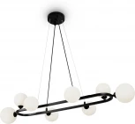 Подвесной светильник Freya Globos FR5222PL-08B1 (220V, на тросе, шарики, молекулы)