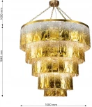 Подвесная люстра Midas 3017-25P