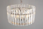 Подвесная люстра Aployt Verene APL.808.03.08 (220V, хрусталь, на цепи, свеча, круглые)