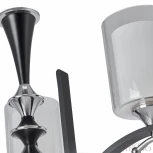 Подвесная люстра Arte Milano Florentia-9167 309167/3 Bk/Ni (220V, на цепи)