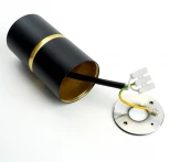 Светильник потолочный Feron ML186 Barrel ZEN 48639 MR16 GU10 35W чёрный, золото (220V, круглые)