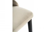 Стул Woodville на металлокаркасе Kora beige / black 15099