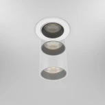 Встраиваемый светильник светодиодный Maytoni Focus Led DL125-L12-3K-W (220V, круглые)