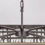 Подвесная люстра ярусная каскадная Citilux Мартин CL332231 (220V, хрусталь, на цепи)