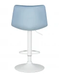 Стул барный TAILOR WHITE (пудрово-голубой велюр (MJ9-74))