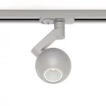 Трековый светильник однофазный 7W 220V Silver RAUMBERG 8588Sv (LED, шар)