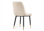 Стул Woodville на металлокаркасе Seda 1 beige / gold / black 15297