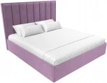 Кровать интерьерная Афродита 180 (Сиреневый/Микровельвет) Лига Диванов арт.120590