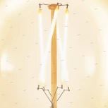 Лампочка светодиодная филаментная E27 4W 220V 320 lm 1700K Eglo Lm_led_e27 11694