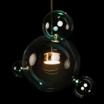 Подвесной светильник Loft It Bolle 2027-P4 Blue (LED, 220V, на проводе, шар, молекулы)