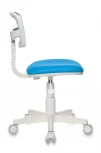 Кресло детское Бюрократ CH-W299 голубой TW-31 TW-55 крестовина пластик пластик белый