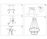 Подвесной светильник ярусный Kink Light Тор 08219,19A(4000K) (регулировка яркости, LED, 220V, пульт управления, на тросе, кольцо)