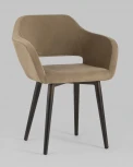 Стул с подлокотниками Stool Group Саймон велюр капучино УТ000025164