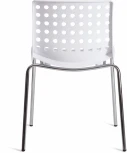 Стул SKALBERG (mod. C-084-A) металл/пластик, 46 х 56 79 см, White (белый) / Chrome (хром) Tetchair 19260