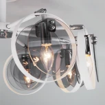 Потолочная люстра на штанге Eurosvet Gallo 70121/8 белый (220V, кольцо)