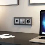 Розетка с заземлением,шторками и USB Type A+С (серебряный матовый) Werkel W1171765 (a063618)