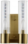 Бра Crystal Lux Otono AP2 BRASS/TRANSPARENTE (220V, круглые)