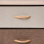 Комод Leset Локи 3 ящ. с полкой, Коричневый, Бежевый Leset (Искусственный лен/Бежевый,Коричневый) арт.2500000183515