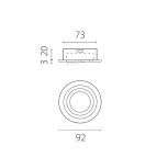 Светильник встраиваемый MR16/GU10 max 1x12Вт Lightstar Singo Base 011610