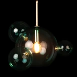 Подвесной светильник Loft It Bolle 2027-P4 Blue mini (220V, на проводе, шар, молекулы)