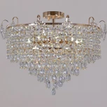 Потолочная люстра на штанге хрустальная Reluce 90192-0.3-10 FGD (220V)