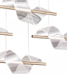 Подвесной светильник светодиодный Илина 08042-4АS,33 Kink Light