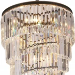 Подвесная люстра Divinare Charlotte 3011/01 SP-18 (220V, хрусталь, на цепи)