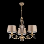 Потолочная люстра на штанге Kutek Monza MON-ZW-3(P/A) (220V, хрусталь Asfour)