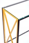 Консольный стол AllConsoles 1031-CB_G clear черный муар, золотой