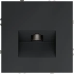 Розетка Ethernet RJ-45 (графит) Voltum S70 VLS060107