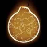 Светодиодная Фигура Шар 30 x см Тепло-Белая, Гибкий Неон и Акрилайт, IP54 Laitcom HFS3-2WW