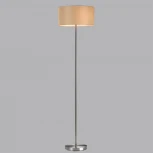 Торшер Lumion Nikki 8250/2F никель/бежевый, металл/текстиль Е27 2*60W 220V (выключатель, круглые)